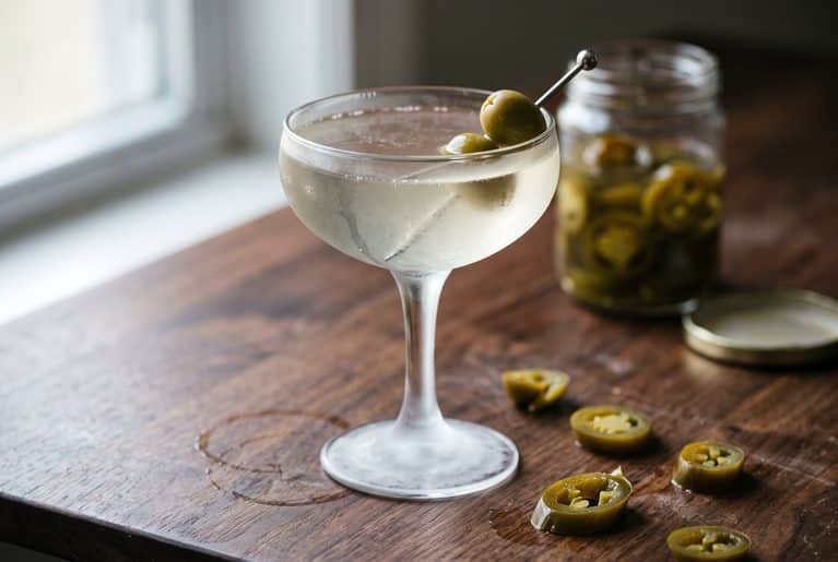 Basic Jalapeno Martini