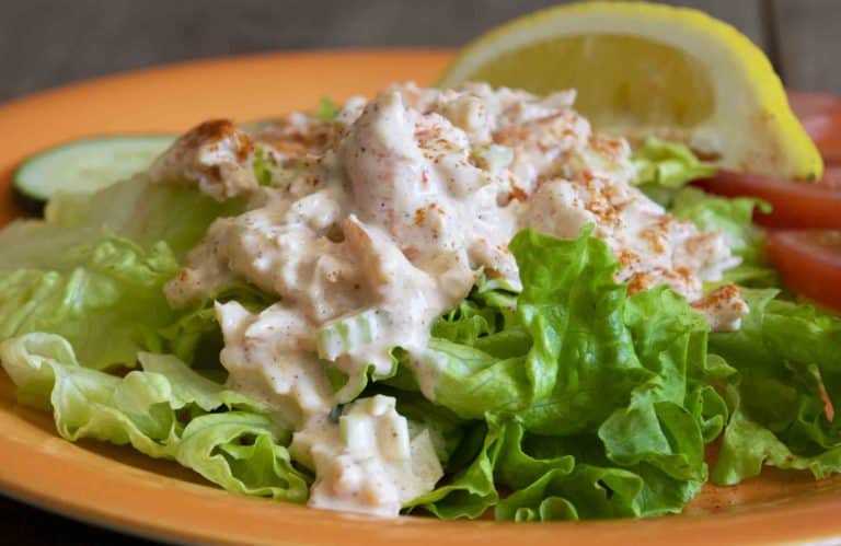 Old Bay shrimp salad