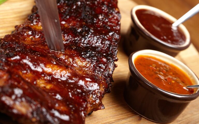 Cherry chipotle BBQ sauce