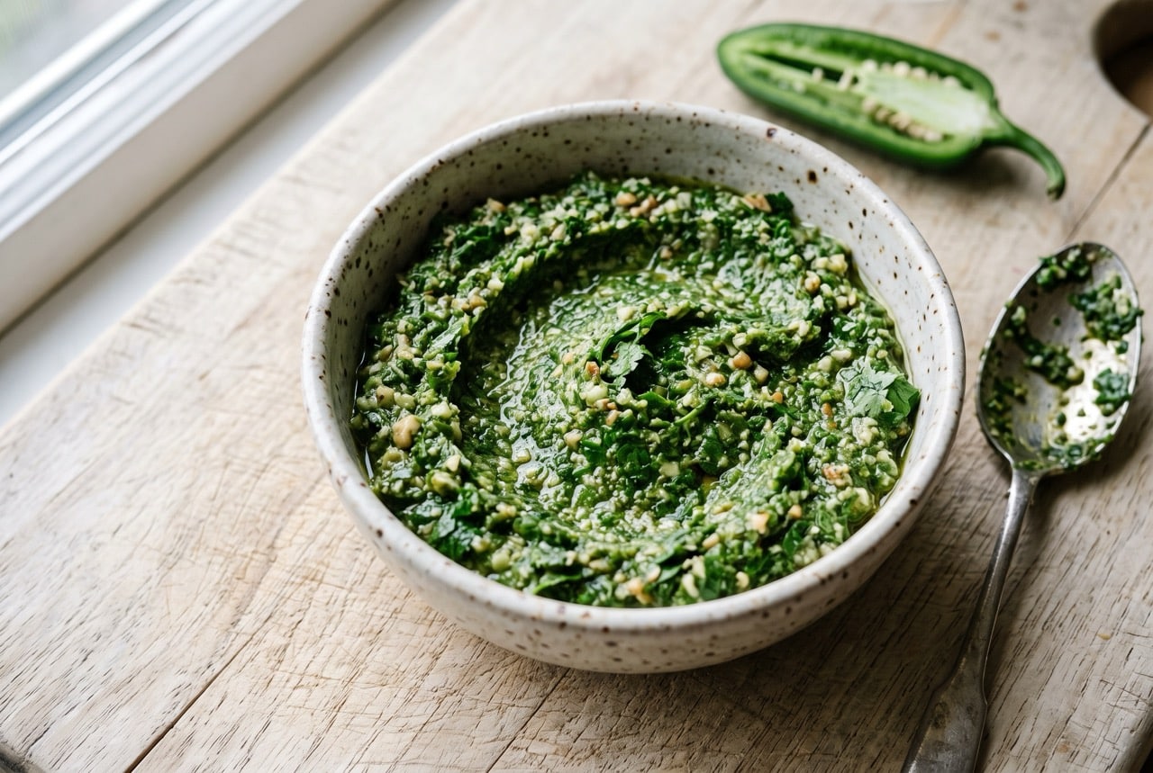 Cilantro Jalapeno Pesto