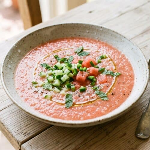 Spicy Watermelon Gazpacho