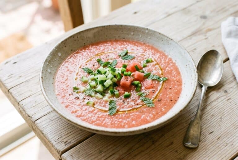 Spicy Watermelon Gazpacho