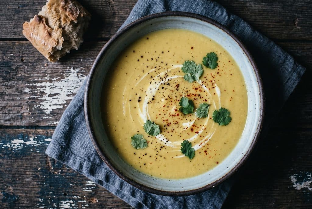 Curried potato soup