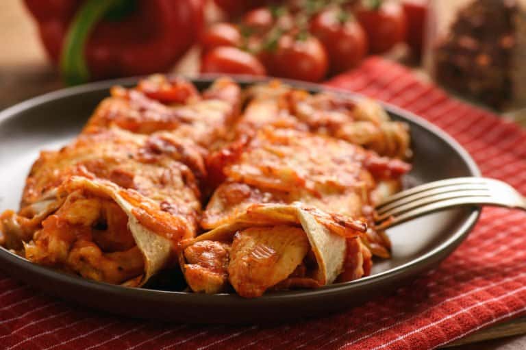 spicy red enchilada sauce