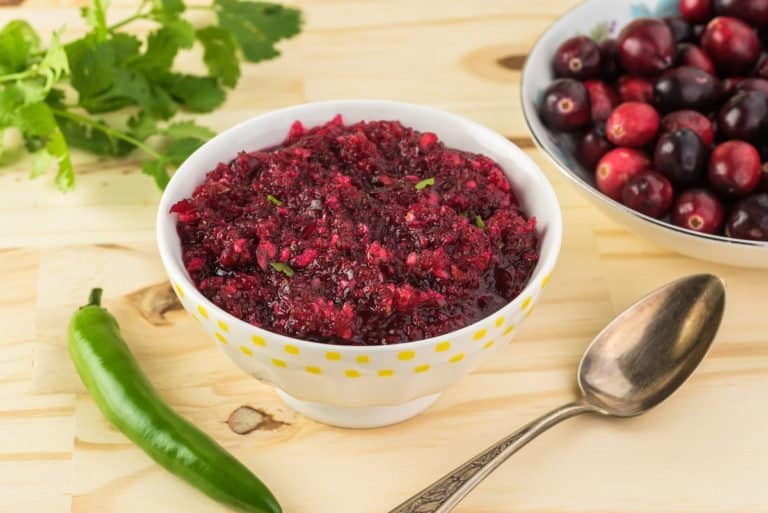 Cranberry jalapeno salsa