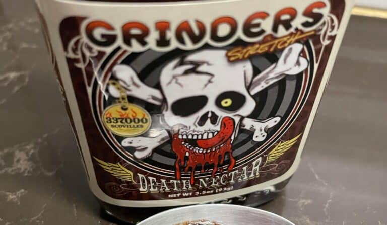 Grinders Death Nectar Label
