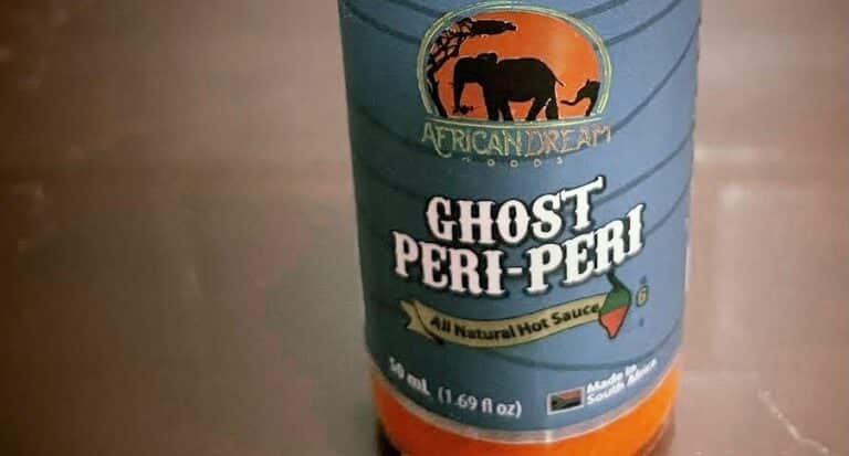 African Dream Foods Ghost Peri-Peri Sauce Label