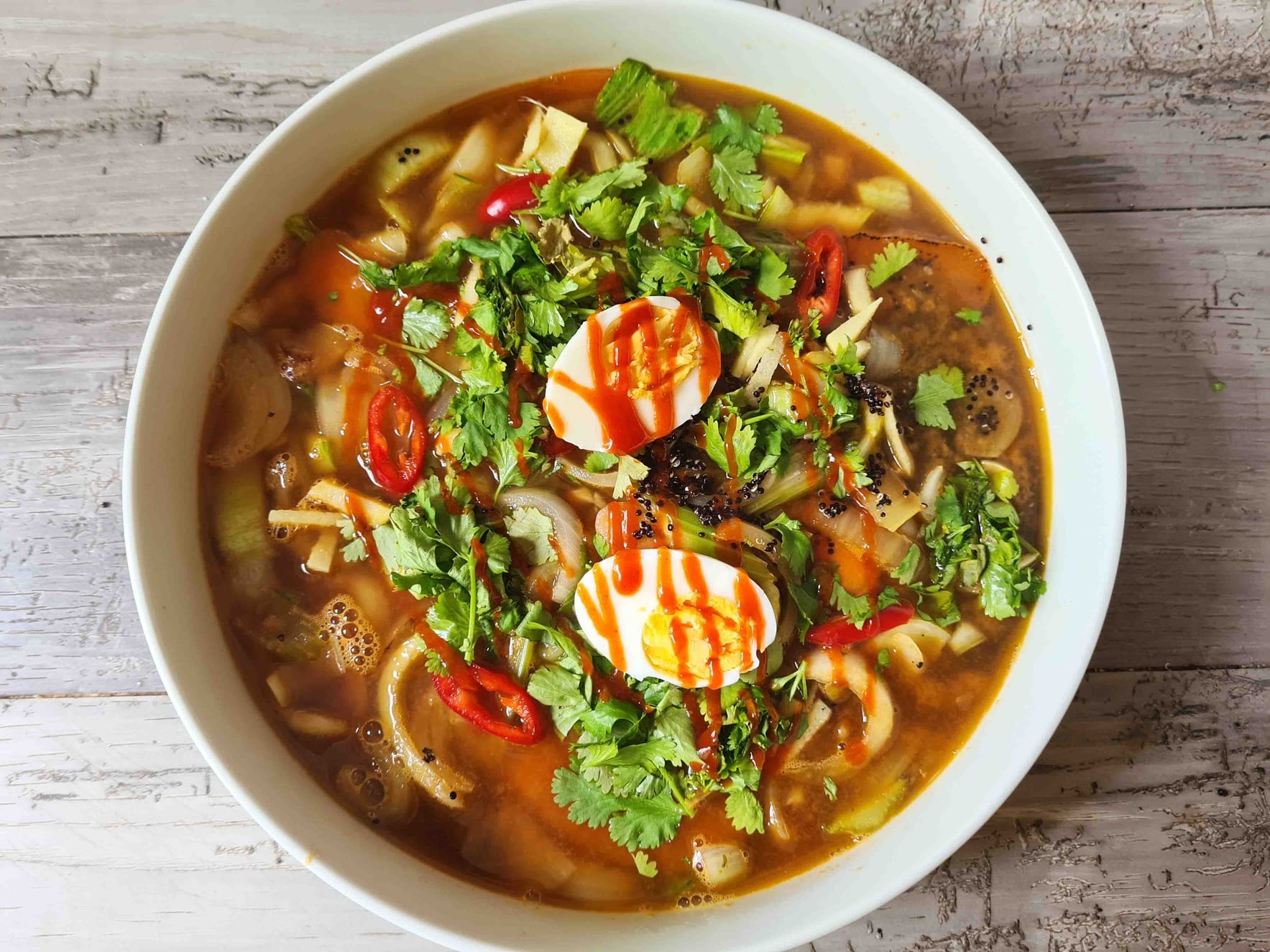 Japanese Quinoa Soup Bowls