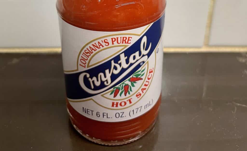 Crystal Hot Sauce label