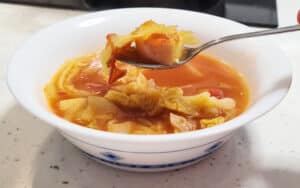 Spicy Cabbage Soup