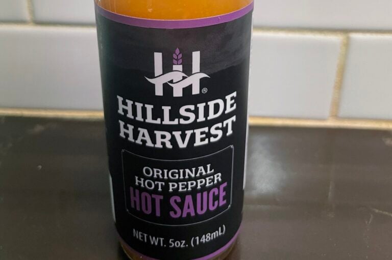 Hillside Harvest Original Hot Pepper Hot Sauce label