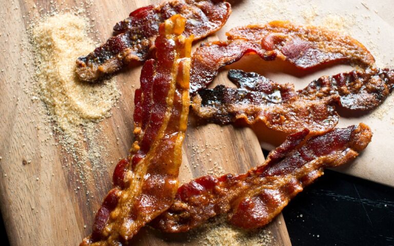Sweet and spicy bacon