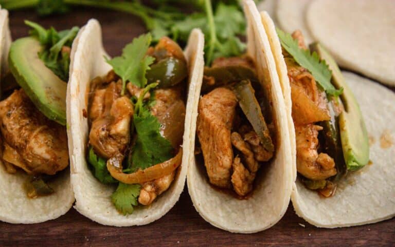 Chipotle chicken fajitas